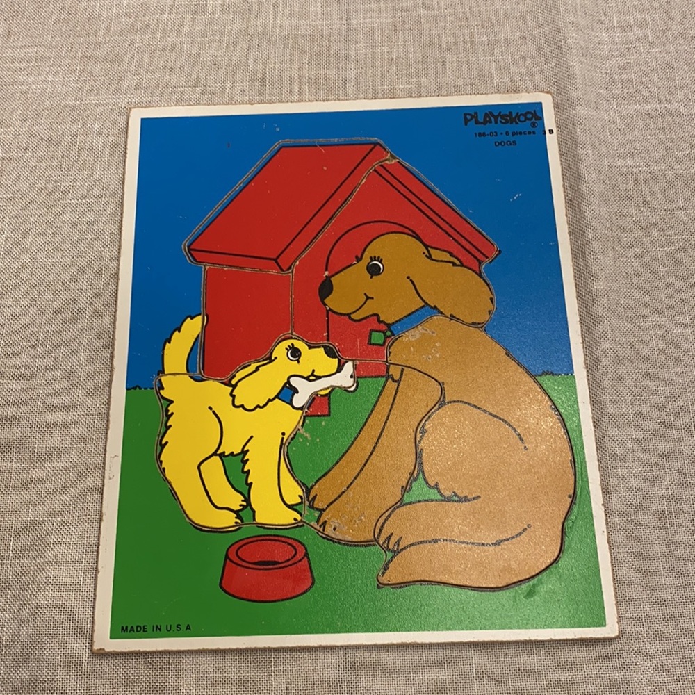 Vintage wooden puzzle